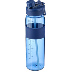 Leakproof Water Bottle with Straw & Time Marker – Reusable Sports & Gym Water Bottle